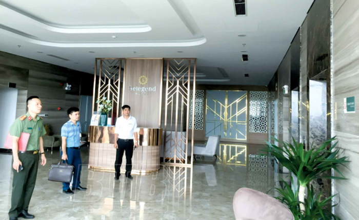 Kiểm tra công tác phòng, chống tác hại của thuốc lá tại khách sạn Selegend (TP. Thái Bình)